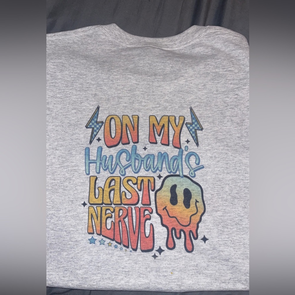 New On My Husbands Last Nerve T-shirt